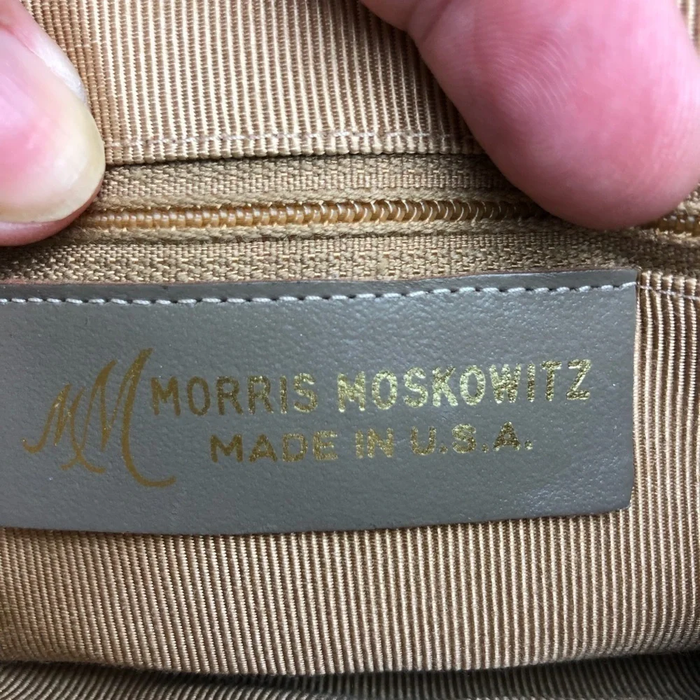 MORRIS MOSKOWITZ Vintage Straw Clutch. EUC.